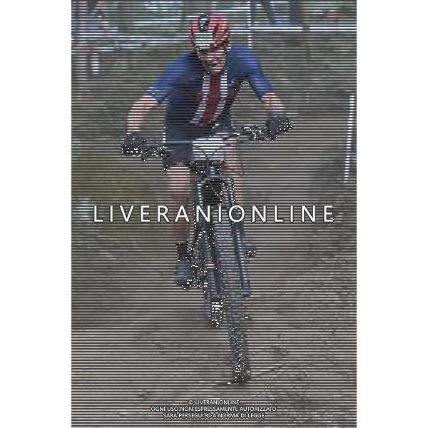 ¬© TVRG David Harrison (Stati Uniti) specialita\' E-MTB Cross Country - gara maschile elite UCI MTB World Championships 2021 Campionati del Mondo di Mountain Bike 25-29 agosto 2021 Val di Sole Daolasa di Commezzadura (TN) Centro sportivo BikeLand 27 agosto 2021 foto Roberto Garavaglia/ag. Aldo Liverani sas/ AGENZIA ALDO LIVERANI SAS