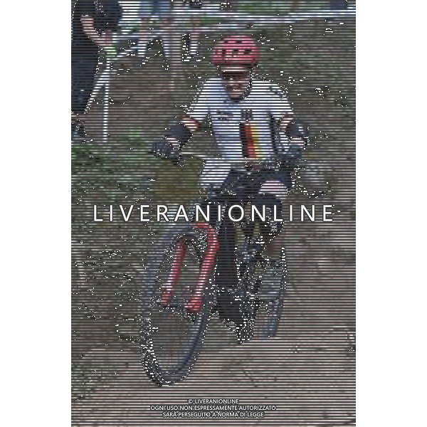 © TVRG Jank Siegfried (Germania) specialita\' E-MTB Cross Country - gara maschile elite UCI MTB World Championships 2021 Campionati del Mondo di Mountain Bike 25-29 agosto 2021 Val di Sole Daolasa di Commezzadura (TN) Centro sportivo BikeLand 27 agosto 2021 foto Roberto Garavaglia/ag. Aldo Liverani sas/ AGENZIA ALDO LIVERANI SAS