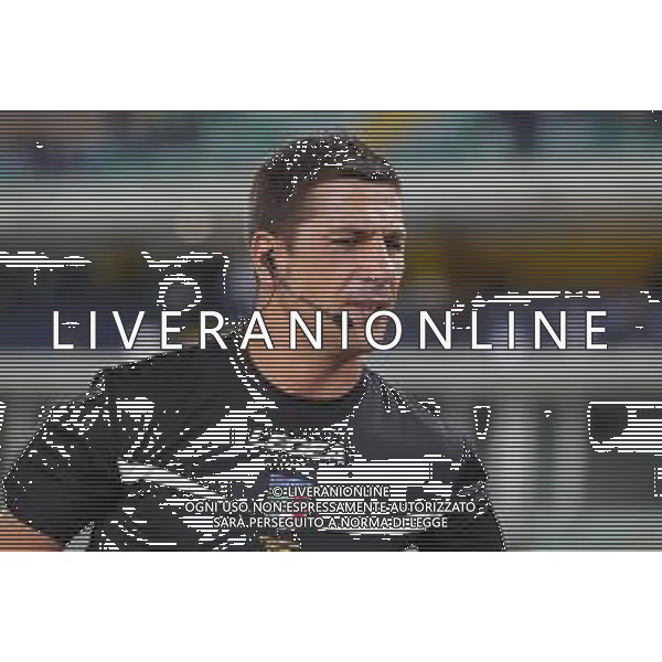 Hellas Verona - Inter Campionato di Calcio Serie A TIM 27/08/2021 nella foto: Arbitro Gianluca Manganiello ©Claudio Zamagni/Agenzia Aldo Liverani Referee Gianluca Manganiello during Italian Serie A soccer match between HELLAS VERONA and ITER at Marc\'Antonio Bentegodi Stadium on August 27 2021 photo credit by Claudio Zamagni/Aldo Liverani Photo Agency