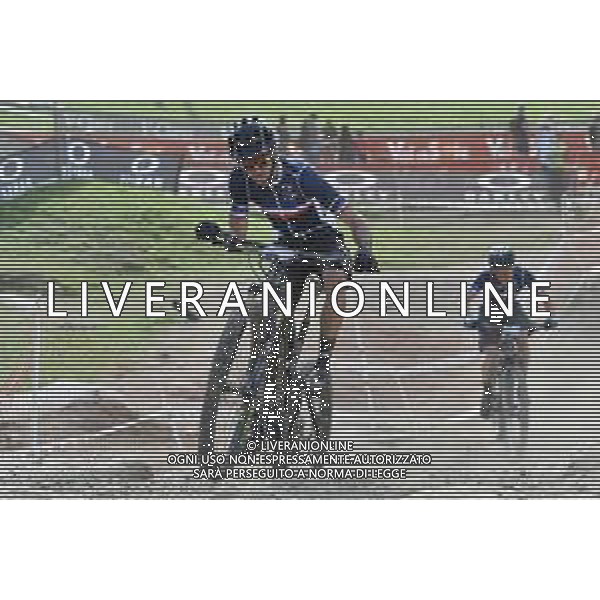 ¬© TVRG Jerome Gilloux (Francia) specialita\' E-MTB Cross Country - gara maschile elite UCI MTB World Championships 2021 Campionati del Mondo di Mountain Bike 25-29 agosto 2021 Val di Sole Daolasa di Commezzadura (TN) Centro sportivo BikeLand 27 agosto 2021 foto Roberto Garavaglia/ag. Aldo Liverani sas/ AGENZIA ALDO LIVERANI SAS