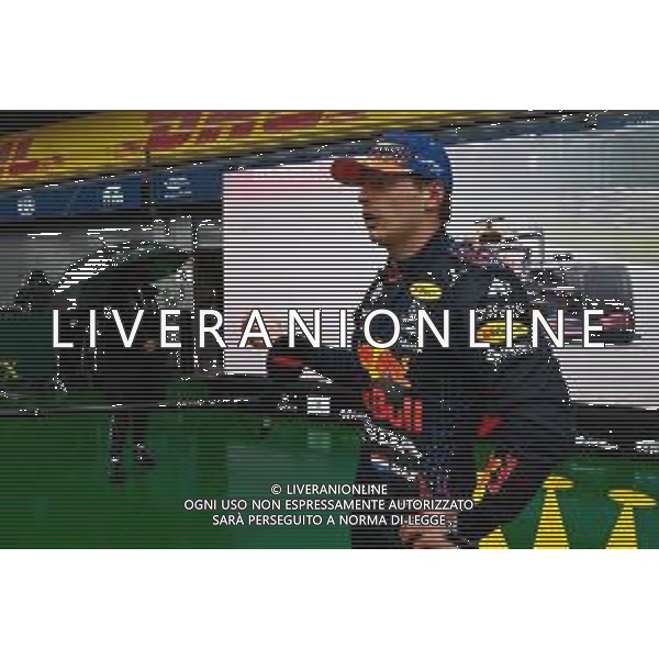 Pole sitter Max Verstappen (NLD) Red Bull Racing in qualifying parc ferme. 28.08.2021. Formula 1 World Championship, Rd 12, Belgian Grand Prix, Spa Francorchamps, Belgium, Qualifying Day. - www.xpbimages.com, EMail: requests@xpbimages.com © Copyright: FIA Pool Image for Editorial Use Only/ AGENZIA ALDO LIVERANI SAS - ITALY ONLY EDITORIAL USE ONLY