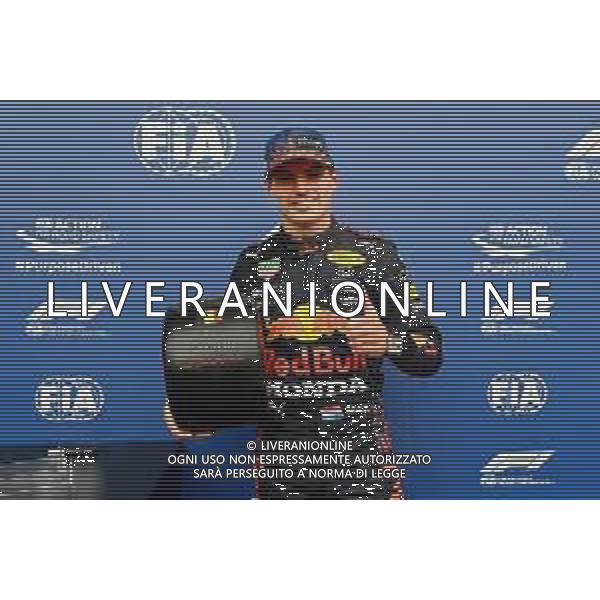 Max Verstappen (NLD) Red Bull Racing celebrates with the Pirelli Pole Position Award in qualifying parc ferme. 28.08.2021. Formula 1 World Championship, Rd 12, Belgian Grand Prix, Spa Francorchamps, Belgium, Qualifying Day. - www.xpbimages.com, EMail: requests@xpbimages.com © Copyright: FIA Pool Image for Editorial Use Only/ AGENZIA ALDO LIVERANI SAS - ITALY ONLY EDITORIAL USE ONLY