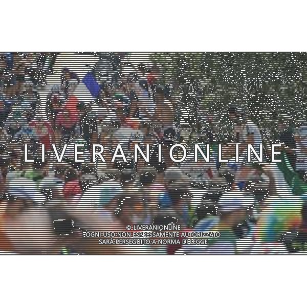 28-08-2021 Vuelta A Espana; Tappa 14 Don Benito - Pico Villuercas; 2021, Caja Rural - Seguros Rga; 2021, Qhubeka - Nexthash; Pico Villuercas; ©SIROTTI / AGENZIA ALDO LIVERANI SAS
