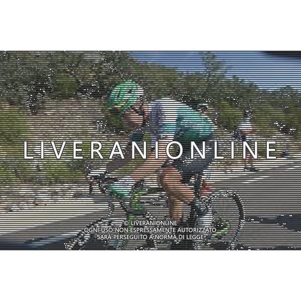 28-08-2021 Vuelta A Espana; Tappa 14 Don Benito - Pico Villuercas; 2021, Caja Rural - Seguros Rga; Bagues Kalparsoro, Aritz; Pico Villuercas; ©SIROTTI / AGENZIA ALDO LIVERANI SAS