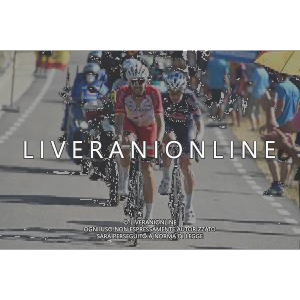 28-08-2021 Vuelta A Espana; Tappa 14 Don Benito - Pico Villuercas; 2021, Cofidis; 2021, Alpecin - Fenix; Herrada Lopez, Jesus; Vine, Jay; Pico Villuercas; ©SIROTTI / AGENZIA ALDO LIVERANI SAS