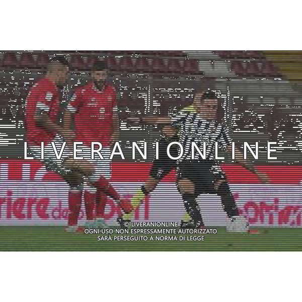 CerquigliniL/LMedia - AC Perugia vs Ascoli Calcio - Campionato di Calcio Serie BKT 2021/2022 28 agosto 2021 - Stadio Renato Curi, Perugia, Italia Nella foto: saric dario (n.30 ascoli calcio) goal 1-0 @CerquigliniL/LMedia AG ALDO LIVERANI SAS