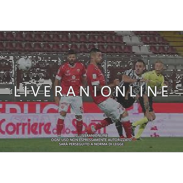 CerquigliniL/LMedia - AC Perugia vs Ascoli Calcio - Campionato di Calcio Serie BKT 2021/2022 28 agosto 2021 - Stadio Renato Curi, Perugia, Italia Nella foto: saric dario (n.30 ascoli calcio) goal 1-0 @CerquigliniL/LMedia AG ALDO LIVERANI SAS