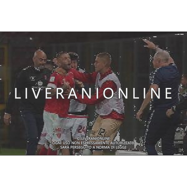 CerquigliniL/LMedia - AC Perugia vs Ascoli Calcio - Campionato di Calcio Serie BKT 2021/2022 28 agosto 2021 - Stadio Renato Curi, Perugia, Italia Nella foto: carretta mirko (n.7 perugia calcio) esulta 1-1 @CerquigliniL/LMedia AG ALDO LIVERANI SAS