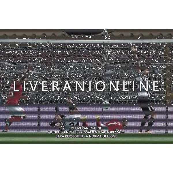 CerquigliniL/LMedia - AC Perugia vs Ascoli Calcio - Campionato di Calcio Serie BKT 2021/2022 28 agosto 2021 - Stadio Renato Curi, Perugia, Italia Nella foto: carretta mirko (n.7 perugia calcio) goal 1-1 @CerquigliniL/LMedia AG ALDO LIVERANI SAS