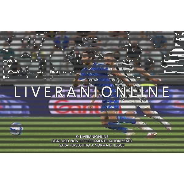 Torino 28.08.2021 Allianz Stadium Juventus vs Empoli Campionato Serie A 2021/2022 ©Manuela Viganti/Agenzia Aldo Liverani Nella foto: leonardo mancuso e leonardo bonucci ©Manuela Viganti / AGENZIA ALDO LIVERANI SAS
