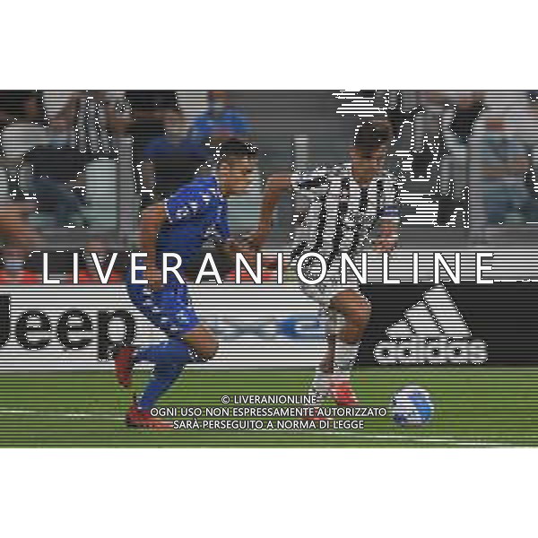 Torino 28.08.2021 Allianz Stadium Juventus vs Empoli Campionato Serie A 2021/2022 ©Manuela Viganti/Agenzia Aldo Liverani Nella foto: paulo dybala e samuele ricci ©Manuela Viganti / AGENZIA ALDO LIVERANI SAS