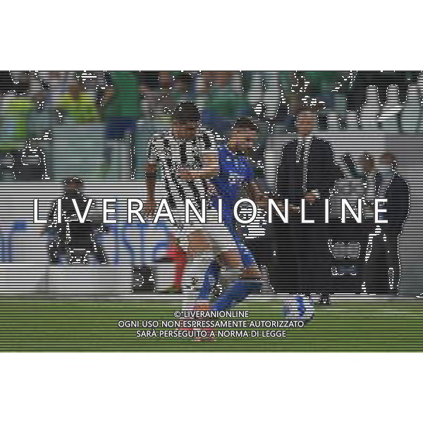 Torino 28.08.2021 Allianz Stadium Juventus vs Empoli Campionato Serie A 2021/2022 ©Manuela Viganti/Agenzia Aldo Liverani Nella foto: alvaro morata e petar stojanovic ©Manuela Viganti / AGENZIA ALDO LIVERANI SAS