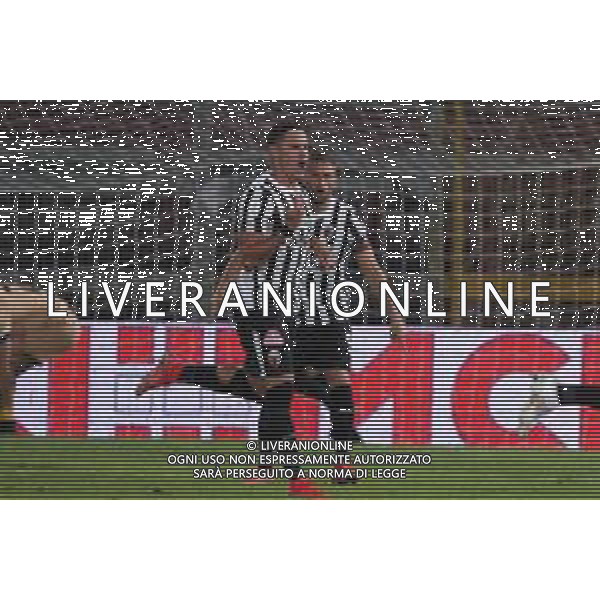 CerquigliniL/LMedia - AC Perugia vs Ascoli Calcio - Campionato di Calcio Serie BKT 2021/2022 28 agosto 2021 - Stadio Renato Curi, Perugia, Italia Nella foto: saric dario (n.30 ascoli calcio) esulta 2-2 @CerquigliniL/LMedia