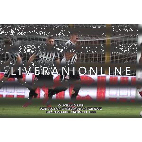 CerquigliniL/LMedia - AC Perugia vs Ascoli Calcio - Campionato di Calcio Serie BKT 2021/2022 28 agosto 2021 - Stadio Renato Curi, Perugia, Italia Nella foto: saric dario (n.30 ascoli calcio) esulta 2-2 @CerquigliniL/LMedia
