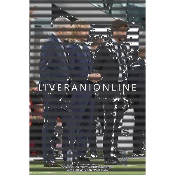 Torino 28.08.2021 Allianz Stadium Juventus vs Empoli Campionato Serie A 2021/2022 ©Manuela Viganti/Agenzia Aldo Liverani Nella foto: maurizio arrivabene, pavel nedved, andrea agnelli ©VIGANTI / AGENZIA ALDO LIVERANI SAS
