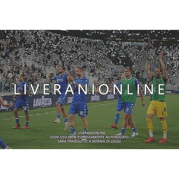 Torino 28.08.2021 Allianz Stadium Juventus vs Empoli Campionato Serie A 2021/2022 ©Manuela Viganti/Agenzia Aldo Liverani Nella foto: festa empoli a fine gara ©VIGANTI / AGENZIA ALDO LIVERANI SAS
