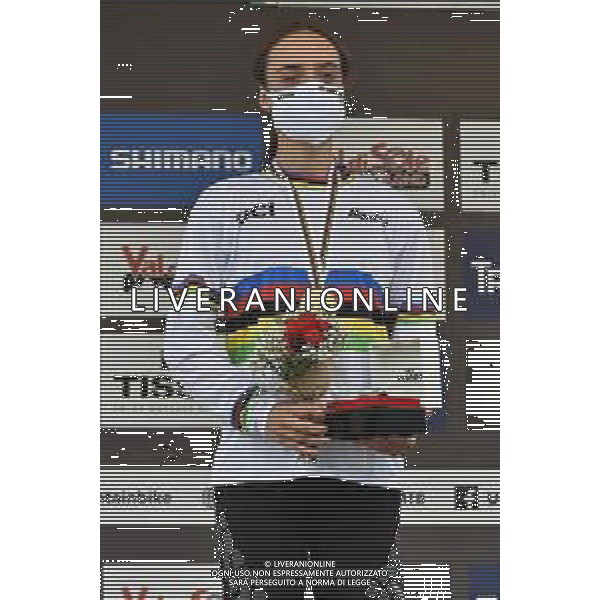 ¬© TVRG Izabela Yankova (Bulgaria) 1a classificata specialita\' Downhill - gara femminile juniores UCI MTB World Championships 2021 Campionati del Mondo di Mountain Bike 25-29 agosto 2021 Val di Sole Daolasa di Commezzadura (TN) Centro sportivo BikeLand 29 agosto 2021 foto Roberto Garavaglia/ag. Aldo Liverani sas / AGENZIA ALDO LIVERANI SAS