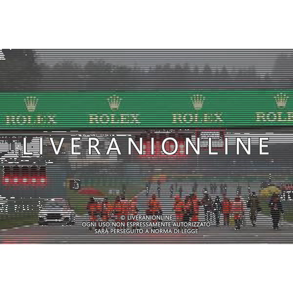 Circuit atmosphere - marshals head home after the race is ended. 29.08.2021. Formula 1 World Championship, Rd 12, Belgian Grand Prix, Spa Francorchamps, Belgium, Race Day. - www.xpbimages.com, EMail: requests@xpbimages.com © Copyright: Batchelor / XPB Images / AGENZIA ALDO LIVERANI SAS - ITALY ONLY EDITORIAL USE ONLY
