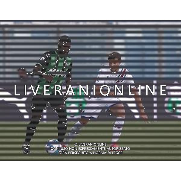 SASSUOLO - SAMPDORIA CAMPIONATO CALCIO SERIE A TIM 29.08.2021 NELLA FOTO JEREMIE BOGA E BARTOSZ BERESZYNSKI ©SANTANDREA / AGENZIA ALDO LIVERANI SAS