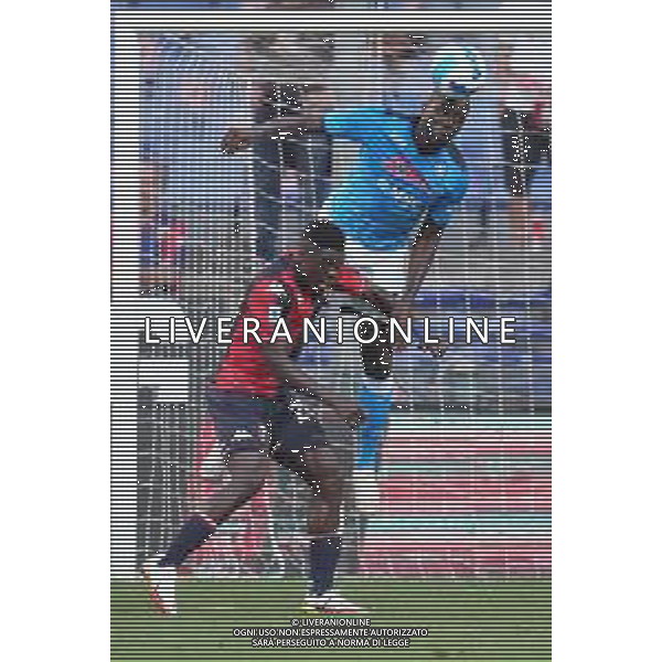 29-08-2021 GENOVA-CAMPIONATO DI CALCIO SERIE A GENOA-NAPOLI Nella foto: Kalidou Koulibaly, Caleb Ekuban Foto Mosca, Ag.Liverani