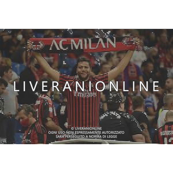 tifosi allo stadio Milan vs Cagliari Campionato Serie A TIM - 2a giornata Milano 29-08-2021 Stadio Giuseppe Meazza - San Siro foto Roberto Garavaglia/ag. Aldo Liverani sas