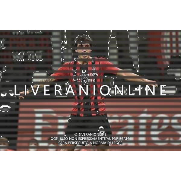 Sandro Tonali (Milan) esulta dopo il gol dell\'1 a 0 Milan vs Cagliari Campionato Serie A TIM - 2a giornata Milano 29-08-2021 Stadio Giuseppe Meazza - San Siro foto Roberto Garavaglia/ag. Aldo Liverani sas