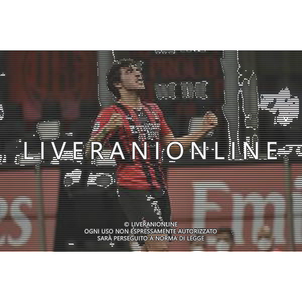 Sandro Tonali (Milan) esulta dopo il gol dell\'1 a 0 Milan vs Cagliari Campionato Serie A TIM - 2a giornata Milano 29-08-2021 Stadio Giuseppe Meazza - San Siro foto Roberto Garavaglia/ag. Aldo Liverani sas