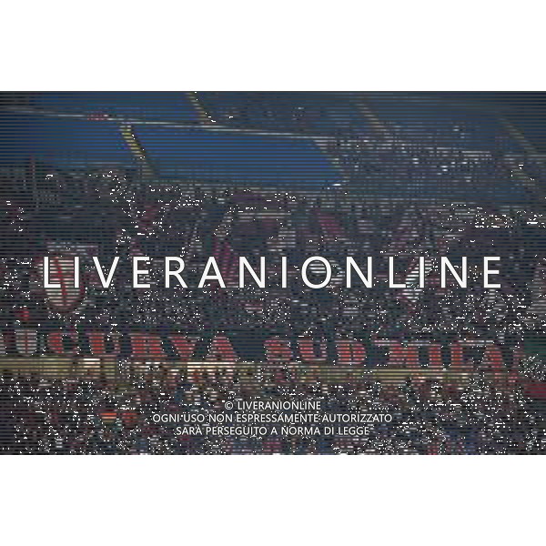 tifosi allo stadio Milan vs Cagliari Campionato Serie A TIM - 2a giornata Milano 29-08-2021 Stadio Giuseppe Meazza - San Siro foto Roberto Garavaglia/ag. Aldo Liverani sas