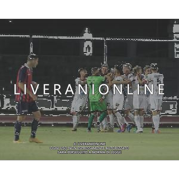 29-08-2021 Imolese - Lucchese l\'esultanza dei giocatori della Lucchese dopo il gol di Mauro SamorÏ ©SANNA / AGENZIA ALDO LIVERANI SAS