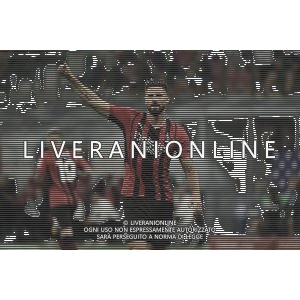 Olivier Giroud (Milan) Milan vs Cagliari Campionato Serie A TIM - 2a giornata Milano 29-08-2021 Stadio Giuseppe Meazza - San Siro foto Roberto Garavaglia/ag. Aldo Liverani sas