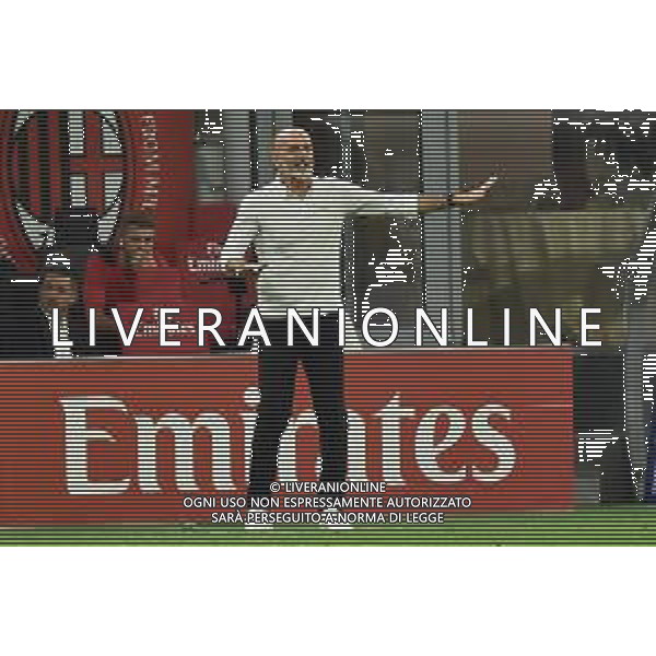 Stefano Pioli allenatore Milan Milan vs Cagliari Campionato Serie A TIM - 2a giornata Milano 29-08-2021 Stadio Giuseppe Meazza - San Siro foto Roberto Garavaglia/ag. Aldo Liverani sas