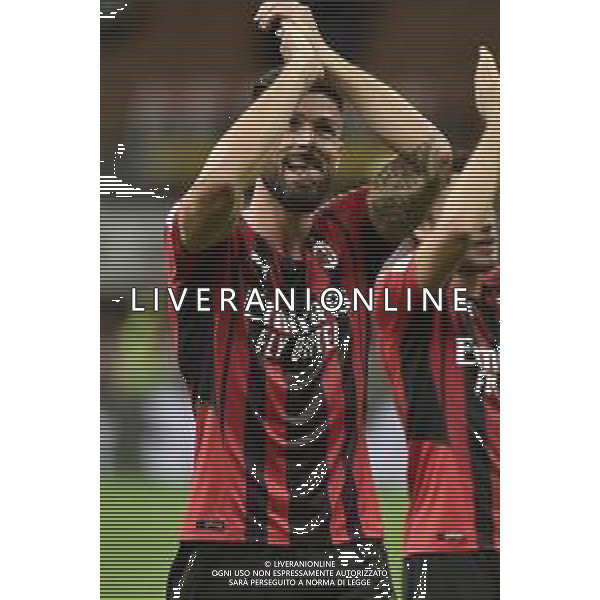 Olivier Giroud (Milan) esultanza finale Milan vs Cagliari Campionato Serie A TIM - 2a giornata Milano 29-08-2021 Stadio Giuseppe Meazza - San Siro foto Roberto Garavaglia/ag. Aldo Liverani sas