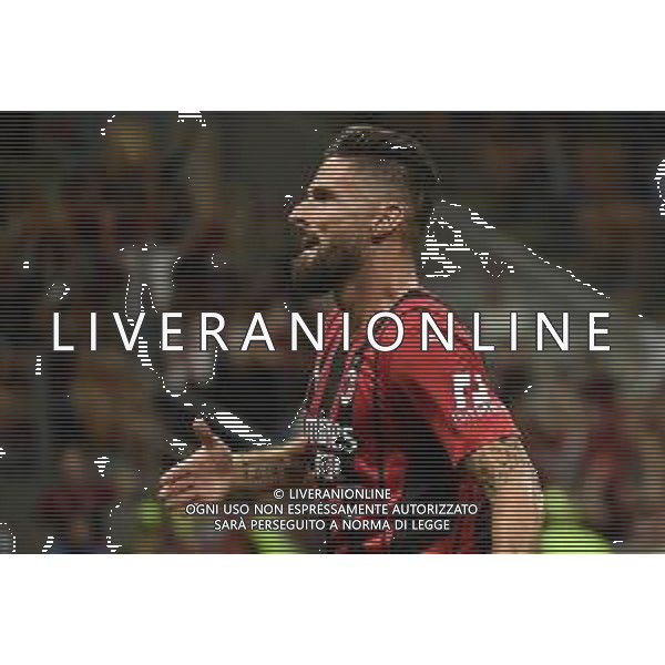 Olivier Giroud (Milan) Milan vs Cagliari Campionato Serie A TIM - 2a giornata Milano 29-08-2021 Stadio Giuseppe Meazza - San Siro foto Roberto Garavaglia/ag. Aldo Liverani sas