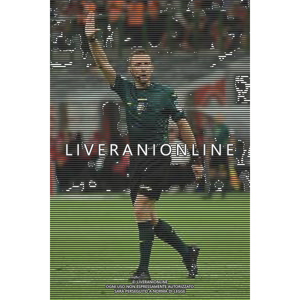l\'arbitro Marco Serra di Torino Milan vs Cagliari Campionato Serie A TIM - 2a giornata Milano 29-08-2021 Stadio Giuseppe Meazza - San Siro foto Roberto Garavaglia/ag. Aldo Liverani sas