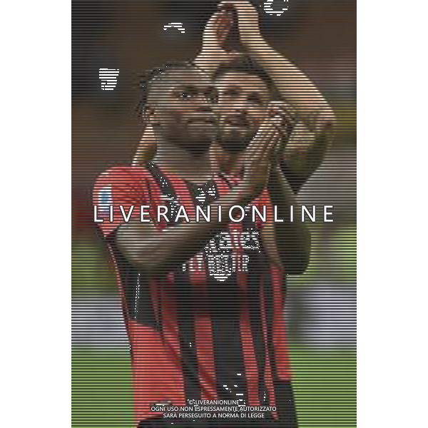 Rafael Leao (Milan) e dietro Olivier Giroud (Milan) Milan vs Cagliari Campionato Serie A TIM - 2a giornata Milano 29-08-2021 Stadio Giuseppe Meazza - San Siro foto Roberto Garavaglia/ag. Aldo Liverani sas