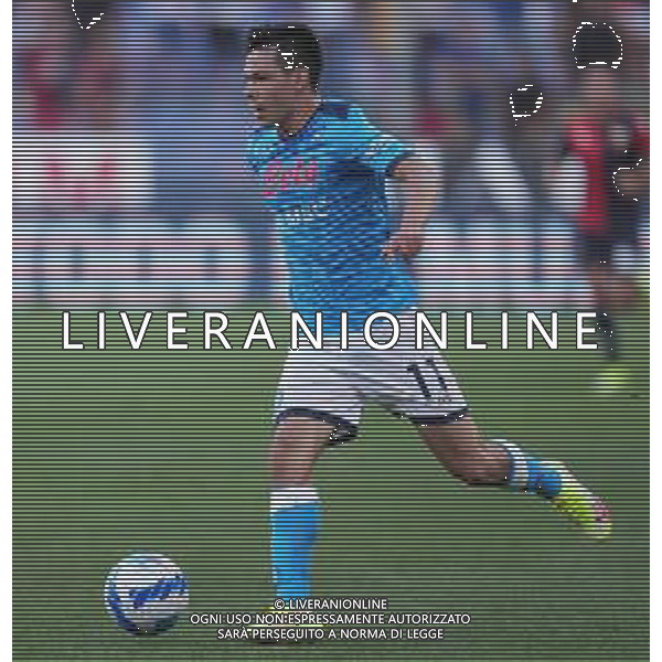 GENOA - NAPOLI CAMPIONATO CALCIO SERIE A TIM 29.08.2021 NELLA FOTO Hirving Lozano (NAPOLI) ©MOSCA / AGENZIA ALDO LIVERANI SAS