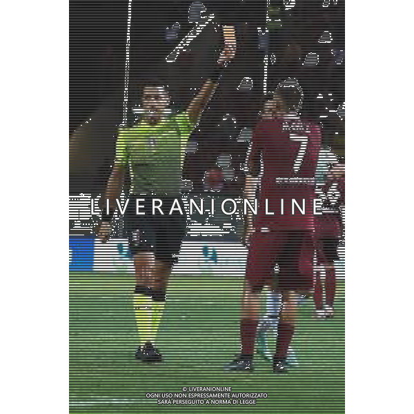 REGGINA - TERNANA CAMPIONATO CALCIO SERIE B 29.08.2021 NELLA FOTO L\'ARBITRO ANTONIO DI MARTINO ESTRAE IL SECONDO CARTELLINO GIALLO PER L\'ESPULSIONE DI JEREMY MENEZ ©GAREFFA / AGENZIA ALDO LIVERANI SAS