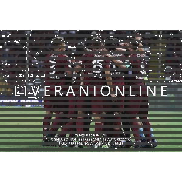 REGGINA - TERNANA CAMPIONATO CALCIO SERIE B 29.08.2021 NELLA FOTO ESULTANZA DEI GIOCATORI DELLA REGGINA ©GAREFFA / AGENZIA ALDO LIVERANI SAS
