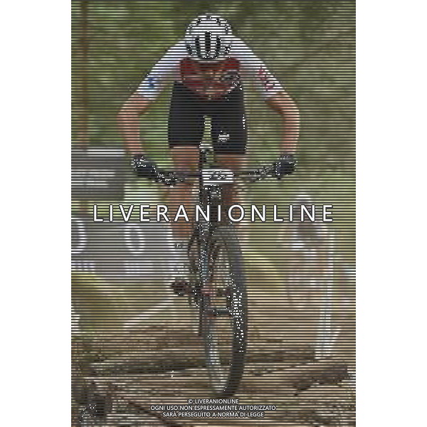 © TVRG Filippo Colombo (Svizzera) specialita\' Cross Country - gara maschile elite UCI MTB World Championships 2021 Campionati del Mondo di Mountain Bike 25-29 agosto 2021 Val di Sole Daolasa di Commezzadura (TN) Centro sportivo BikeLand 28 agosto 2021 foto Roberto Garavaglia/ag. Aldo Liverani sas/AGENZIA ALDO LIVERANI SAS