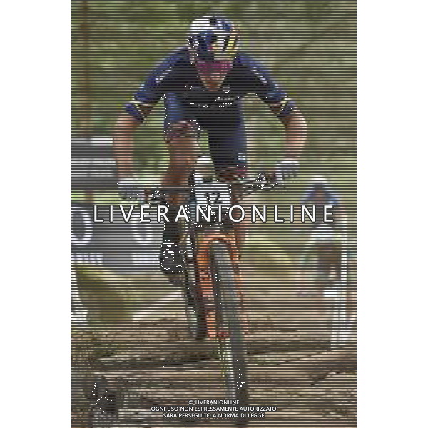 ¬© TVRG Vlad Dascalu (Romania) specialita\' Cross Country - gara maschile elite UCI MTB World Championships 2021 Campionati del Mondo di Mountain Bike 25-29 agosto 2021 Val di Sole Daolasa di Commezzadura (TN) Centro sportivo BikeLand 28 agosto 2021 foto Roberto Garavaglia/ag. Aldo Liverani sas/AGENZIA ALDO LIVERANI SAS