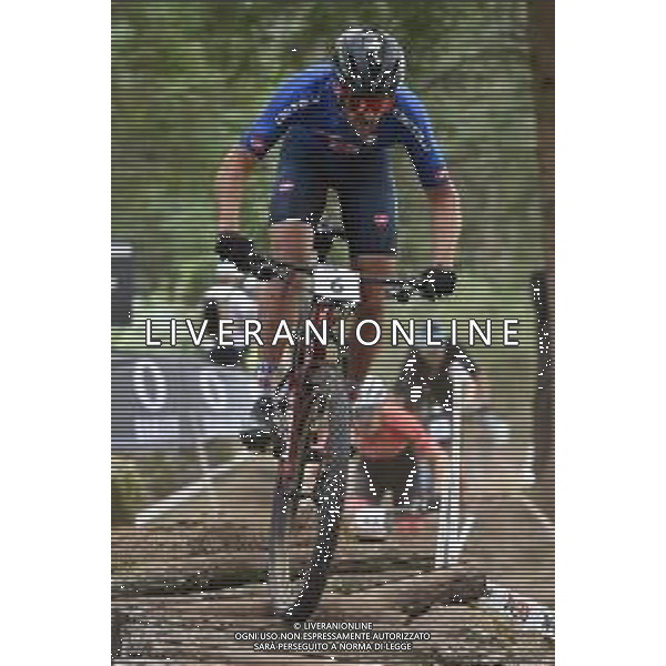 ¬© TVRG Gerhard Kerschbaumer (Italia) specialita\' Cross Country - gara maschile elite UCI MTB World Championships 2021 Campionati del Mondo di Mountain Bike 25-29 agosto 2021 Val di Sole Daolasa di Commezzadura (TN) Centro sportivo BikeLand 28 agosto 2021 foto Roberto Garavaglia/ag. Aldo Liverani sas/AGENZIA ALDO LIVERANI SAS