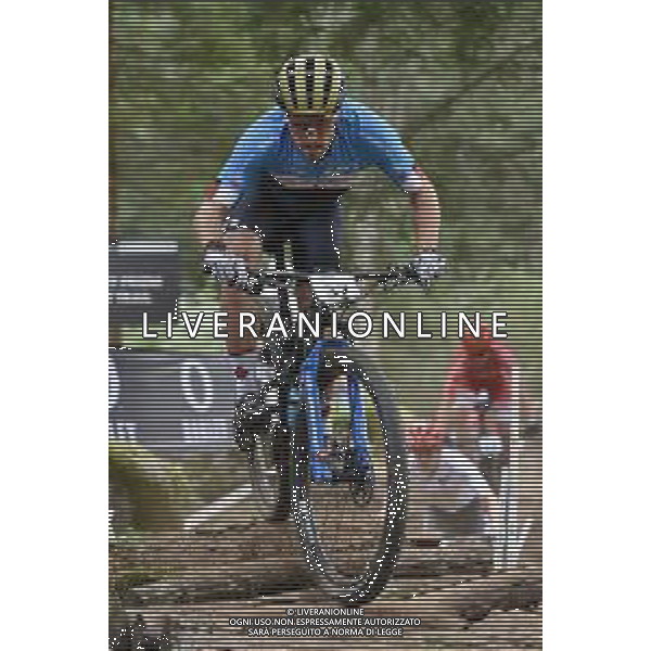 ¬© TVRG Peter Disera (Canada) specialita\' Cross Country - gara maschile elite UCI MTB World Championships 2021 Campionati del Mondo di Mountain Bike 25-29 agosto 2021 Val di Sole Daolasa di Commezzadura (TN) Centro sportivo BikeLand 28 agosto 2021 foto Roberto Garavaglia/ag. Aldo Liverani sas/AGENZIA ALDO LIVERANI SAS