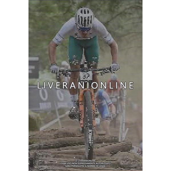 © TVRG Jose Gerardo Ulloa Arevalo (Messico) specialita\' Cross Country - gara maschile elite UCI MTB World Championships 2021 Campionati del Mondo di Mountain Bike 25-29 agosto 2021 Val di Sole Daolasa di Commezzadura (TN) Centro sportivo BikeLand 28 agosto 2021 foto Roberto Garavaglia/ag. Aldo Liverani sas/AGENZIA ALDO LIVERANI SAS
