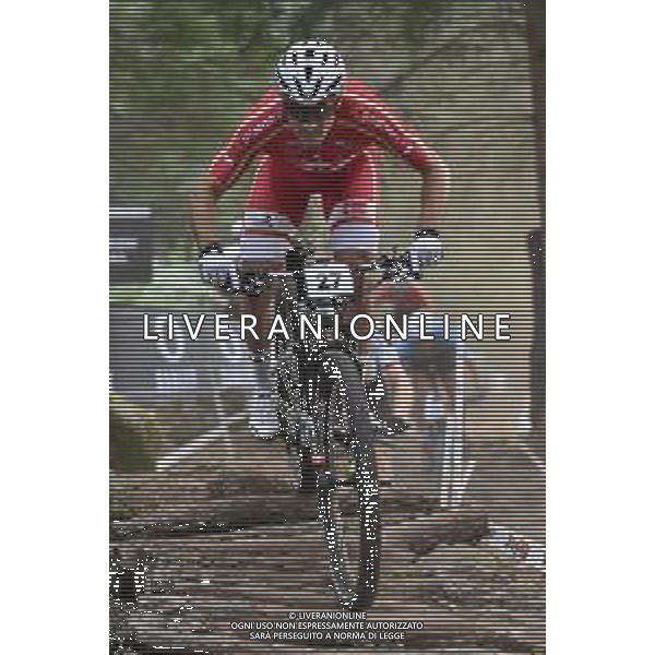 ¬© TVRG Sebastian Fini Carstensen (Danimarca) specialita\' Cross Country - gara maschile elite UCI MTB World Championships 2021 Campionati del Mondo di Mountain Bike 25-29 agosto 2021 Val di Sole Daolasa di Commezzadura (TN) Centro sportivo BikeLand 28 agosto 2021 foto Roberto Garavaglia/ag. Aldo Liverani sas/AGENZIA ALDO LIVERANI SAS