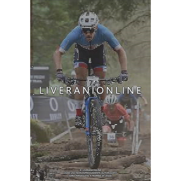 ¬© TVRG Quinton Disera (Canada) specialita\' Cross Country - gara maschile elite UCI MTB World Championships 2021 Campionati del Mondo di Mountain Bike 25-29 agosto 2021 Val di Sole Daolasa di Commezzadura (TN) Centro sportivo BikeLand 28 agosto 2021 foto Roberto Garavaglia/ag. Aldo Liverani sas/AGENZIA ALDO LIVERANI SAS