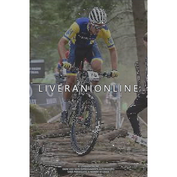 © TVRG Volodymyr Kozlovskyy (Ucraina) specialita\' Cross Country - gara maschile elite UCI MTB World Championships 2021 Campionati del Mondo di Mountain Bike 25-29 agosto 2021 Val di Sole Daolasa di Commezzadura (TN) Centro sportivo BikeLand 28 agosto 2021 foto Roberto Garavaglia/ag. Aldo Liverani sas/AGENZIA ALDO LIVERANI SAS