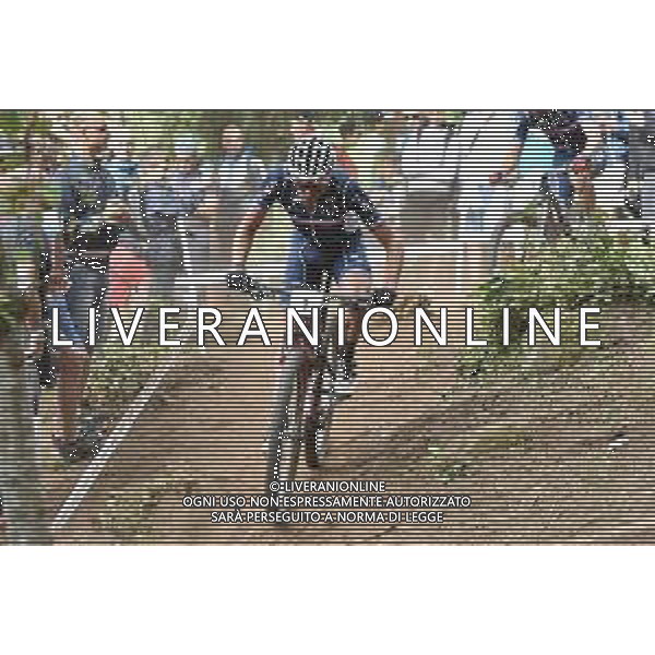© TVRG Jordan Sarrou (Francia) specialita\' Cross Country - gara maschile elite UCI MTB World Championships 2021 Campionati del Mondo di Mountain Bike 25-29 agosto 2021 Val di Sole Daolasa di Commezzadura (TN) Centro sportivo BikeLand 28 agosto 2021 foto Roberto Garavaglia/ag. Aldo Liverani sas/AGENZIA ALDO LIVERANI SAS