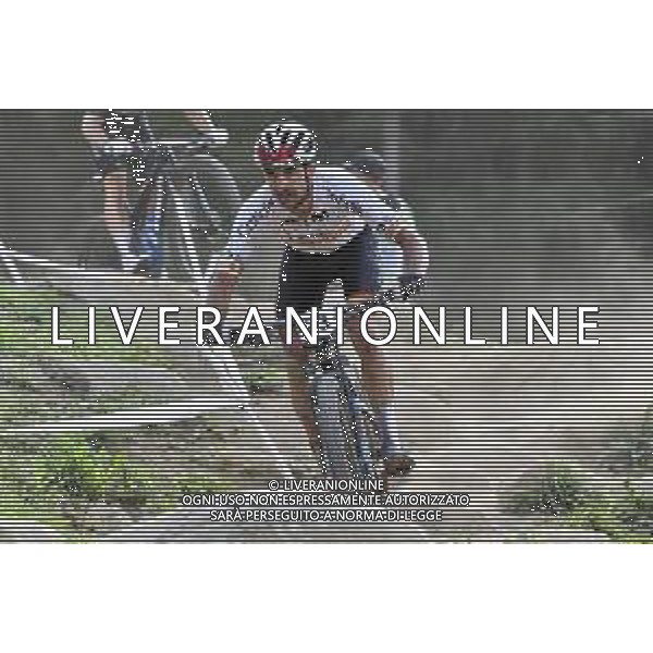 © TVRG Ismael Esteban Aguero (Spagna) specialita\' Cross Country - gara maschile elite UCI MTB World Championships 2021 Campionati del Mondo di Mountain Bike 25-29 agosto 2021 Val di Sole Daolasa di Commezzadura (TN) Centro sportivo BikeLand 28 agosto 2021 foto Roberto Garavaglia/ag. Aldo Liverani sas/AGENZIA ALDO LIVERANI SAS