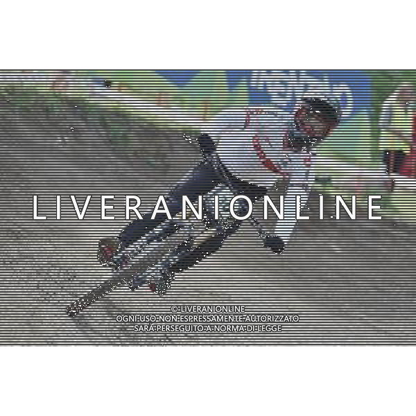 © TVRG William Brodie (Gran Bretagna) specialita\' Downhill - gara maschile junior UCI MTB World Championships 2021 Campionati del Mondo di Mountain Bike 25-29 agosto 2021 Val di Sole Daolasa di Commezzadura (TN) Centro sportivo BikeLand 29 agosto 2021 foto Roberto Garavaglia/ag. Aldo Liverani sas/AGENZIA ALDO LIVERANI SAS