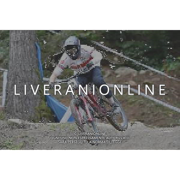 ¬© TVRG Preston Williams (Gran Bretagna) specialita\' Downhill - gara maschile junior UCI MTB World Championships 2021 Campionati del Mondo di Mountain Bike 25-29 agosto 2021 Val di Sole Daolasa di Commezzadura (TN) Centro sportivo BikeLand 29 agosto 2021 foto Roberto Garavaglia/ag. Aldo Liverani sas/AGENZIA ALDO LIVERANI SAS
